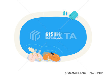 Beach resort activities, modern flat vector illustration Beach resort activities, modern flat vector illustration 76723904