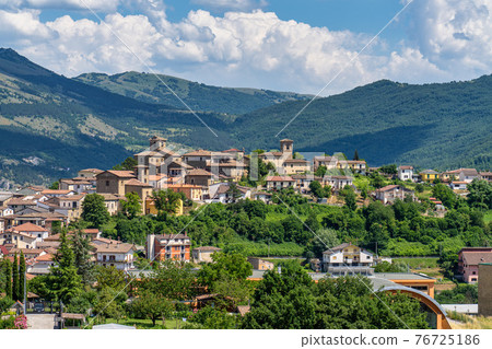 Montereale mountain village in the Monti della Laga National Park, Abruzzo,Italy Montereale mountain village in the Monti della Laga National Park, Abruzzo,Italy 76725186