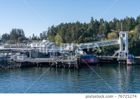 Victoria Swartz Bay Ferry Terminal. British Columbia, Canada. 76725274