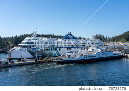 Victoria Swartz Bay Ferry Terminal. British Columbia, Canada. 76725276