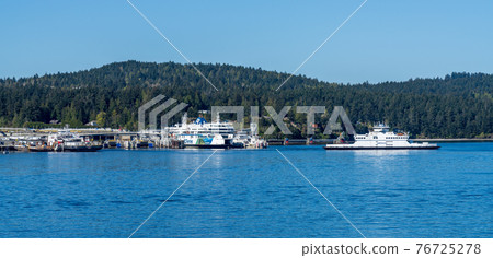 Victoria Swartz Bay Ferry Terminal. British Columbia, Canada. 76725278