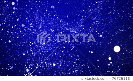 Abstract bg with blue magic glitters fly in air and form beautiful swirls. Sparkles float in viscous liquid. Sparkles in flow of turbulence forces. 3d render Abstract bg with blue magic glitters fly in air and form beautiful swirls. Sparkles float in viscous liquid. Sparkles in flow of turbulence forces. 3d render 76726118