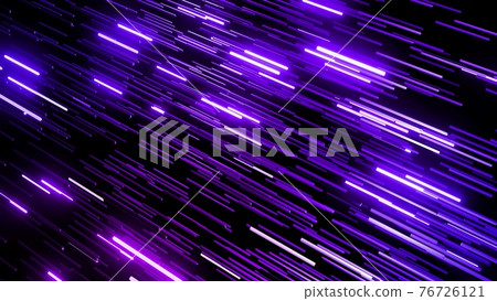 3d render. 3d abstract simple geometric background with red blue blocks like light bulbs flashing neon lights. Creative simple motion design bg with 3d objects. 76726121