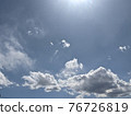 A photo of the sky reflecting the sunlight A photo of the sky reflecting the sunlight 76726819