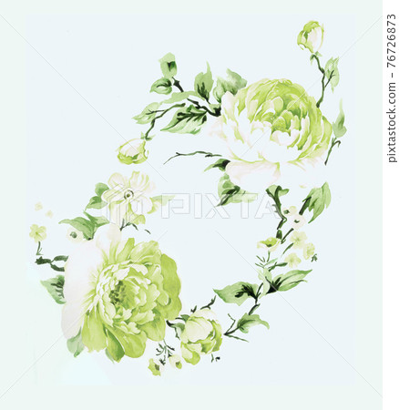 色彩豐富的花卉素材組合和設計元素 色彩豐富的花卉素材組合和設計元素 76726873