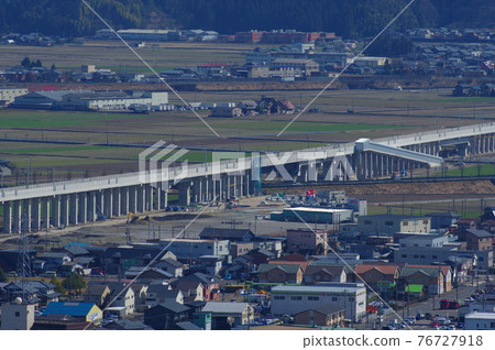 2021年3月福井市南部下藏田區北陸新幹線擴建工程 76727918