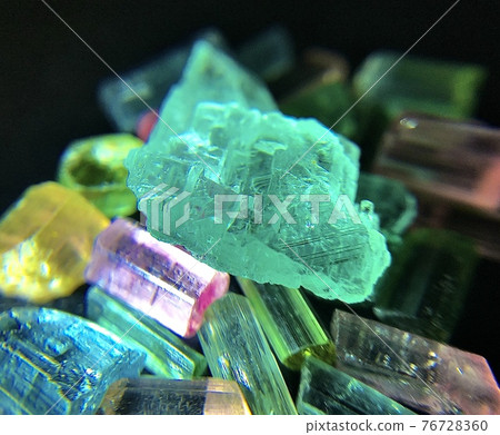 Tourmaline and Phosphophyllite 76728360