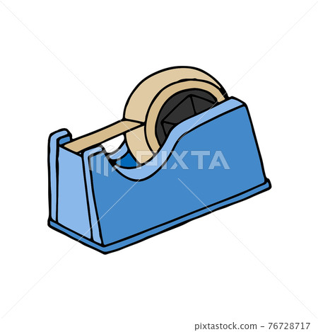 Illustration of cellophane tape 76728717