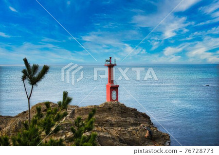 Mitsu Minatojima Embankment Lighthouse Mitsu Minatojima Embankment Lighthouse 76728773