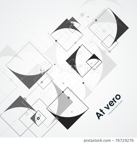 Modern business template on white backdrop. Abstract connect square background. Flat vector illustration. Modern design template Modern business template on white backdrop. Abstract connect square background. Flat vector illustration. Modern design template 76729276