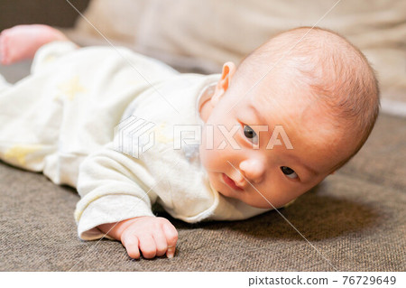 One month old baby One month old baby 76729649