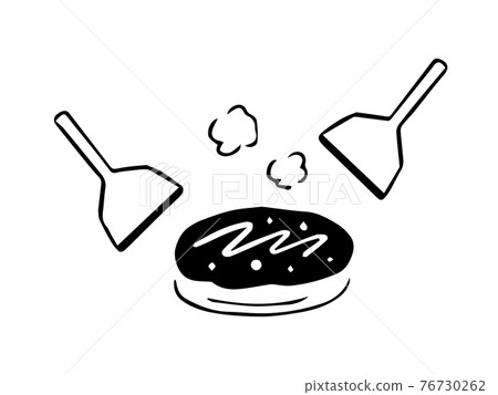 Deformed touch okonomiyaki Deformed touch okonomiyaki 76730262