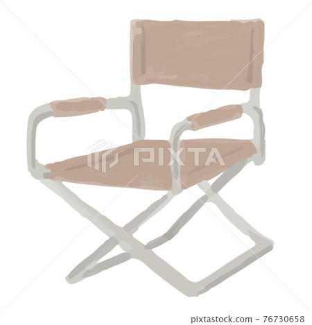 Outdoor camping chair illustration hand-painted watercolor Outdoor camping chair illustration hand-painted watercolor 76730658