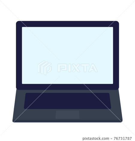 Simple laptop illustration flat design Simple laptop illustration flat design 76731787