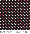 Heart pattern. Seamless vector 76732366