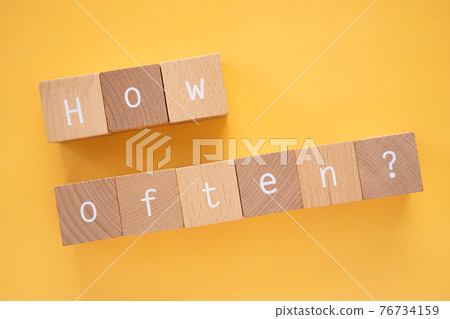 Frequency, number of times | Building block with "How often?" 76734159