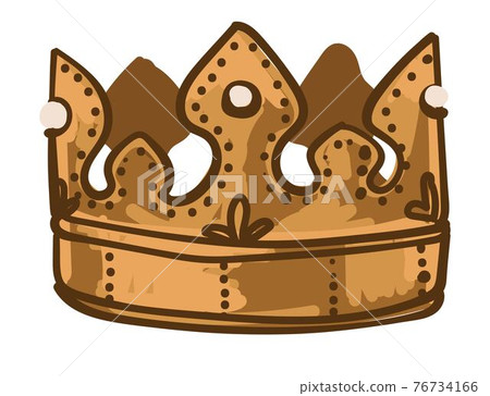 Golden Crown For King Or Queen Royalty Symbol 插圖素材 圖庫 Golden Crown For King Or Queen Royalty Symbol 插圖素材 圖庫