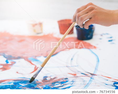 fine art course hand painting abstract picture fine art course hand painting abstract picture 76734556