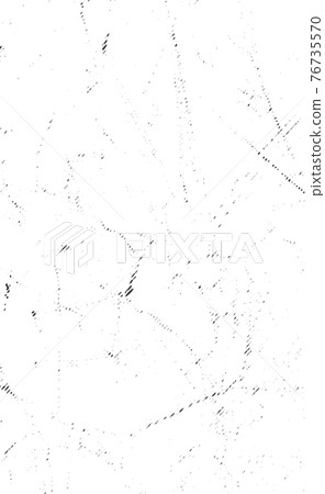Black and white grunge background, realistic texture - Vector 76735570