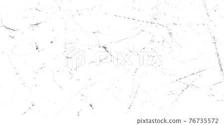 Black and white grunge background, realistic texture - Vector 76735572