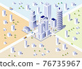 Urban isometric 76735967