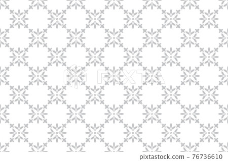 Flower geometric pattern. Seamless vector background.  76736610