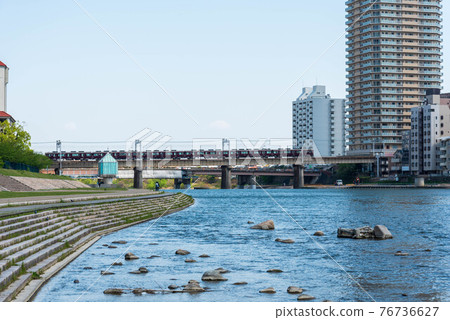 Hankyu Imazu Line Rail Bridge Hankyu Imazu Line Rail Bridge 76736627