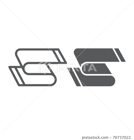 Carpet cleaning line and glyph icon, clean and home, rug sign, vector graphics, a linear pattern on a white background. Carpet cleaning line and glyph icon, clean and home, rug sign, vector graphics, a linear pattern on a white background. 76737022