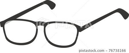 放置眼鏡的圖像說明（黑色） 76738166