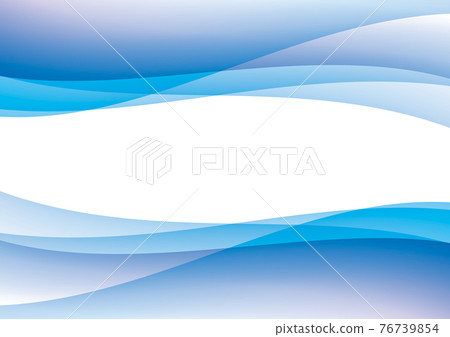 Wave abstract background blue 76739854