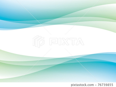Wave abstract background green Wave abstract background green 76739855