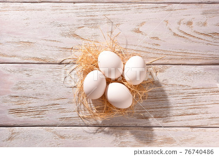 Fresh eggs Fresh eggs 76740486