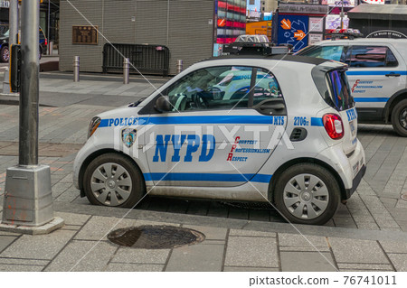 United States, New York, small police car United States, New York, small police car 76741011