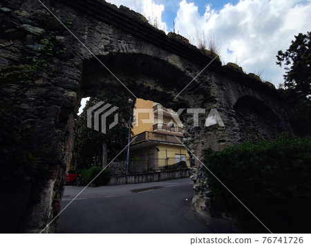 old walls of varazze medieval village by the sea liguria italy old walls of varazze medieval village by the sea liguria italy 76741726