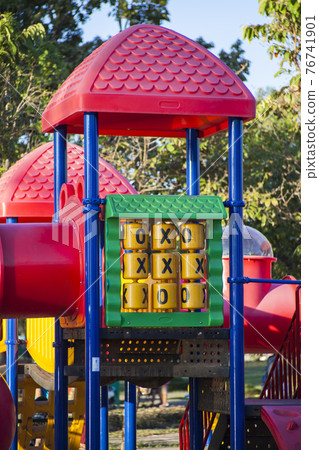 playground in the park playground in the park 76741901