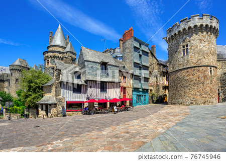 Vitre Old town, Brittany, France 76745946