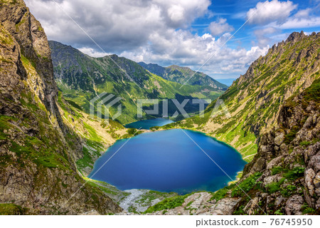 Morskie Oko lake in the Tatra Mountains, Poland 76745950