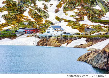 Grimsel pass in swiss Alps mountains, Switzerland Grimsel pass in swiss Alps mountains, Switzerland 76748873