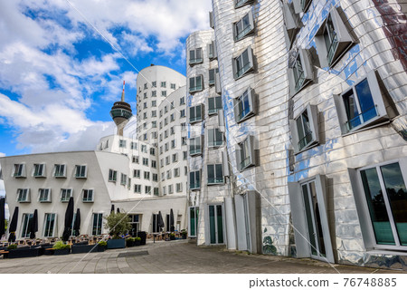 Dusselfdorf Hafen, Germany, the modern business district Dusselfdorf Hafen, Germany, the modern business district 76748885