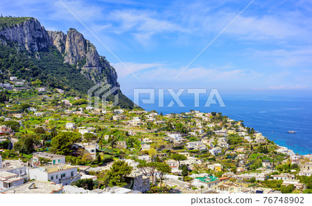 Capri island landscape, Naples, Italy Capri island landscape, Naples, Italy 76748902