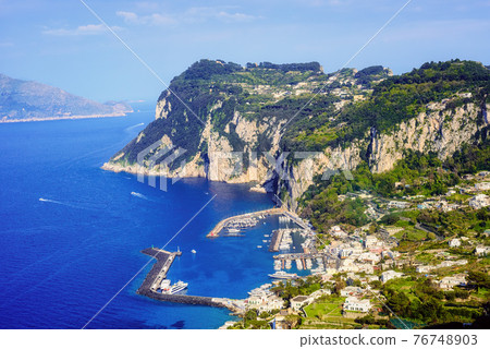 Capri island, Naples, Italy 76748903