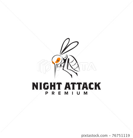 Mosquito icon logo design template 76751119