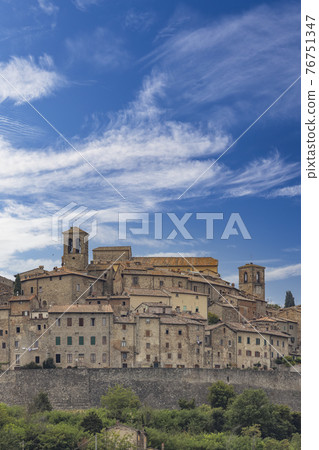 Anghiari medieval village, Arezzo, Tuscany, Italy 76751347