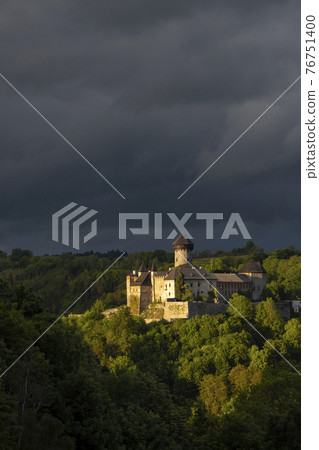 Sovinec castle in Nizky Jesenik, Northern Moravia, Czech republic Sovinec castle in Nizky Jesenik, Northern Moravia, Czech republic 76751400