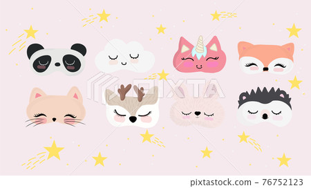 Sleeping eye mask set 76752123