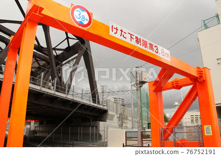 Protective steel (height restriction bar) Protective steel (height restriction bar) 76752191