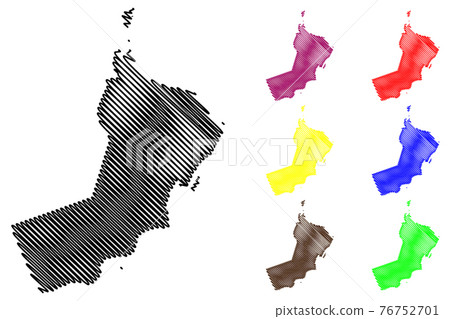 Oman map Oman map 76752701