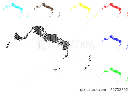 Turks and Caicos Islands map 76752795