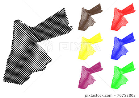 Jordan map vector 76752802