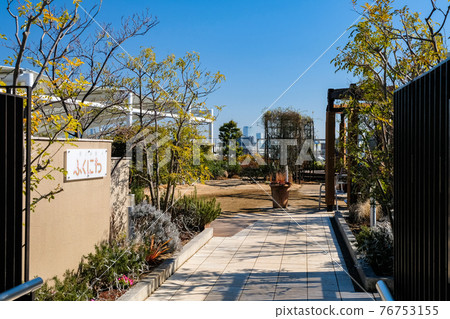 Rooftop of Eifukucho Station, Suginami-ku, Tokyo 76753155